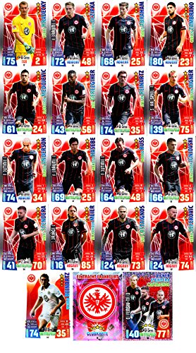 Match Attax Bundesliga 2015 2016 - Karten-Set Eintracht Frankfurt Cap Offensiv-Trio Teamlogo - Deutsch von Match Attax