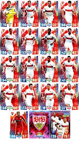 Match Attax Bundesliga 2015 2016 - Karten-Set VfB Stuttgart Cap Offensiv-Trio Teamlogo - Deutsch von Match Attax