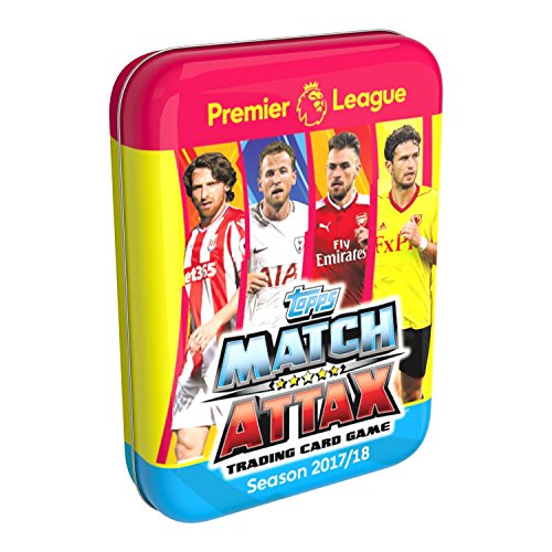 Topps Match Attax Premier League 2017/18 Tin Dose mit 45 Karten - darunter 7 Special Cards von Match Attax