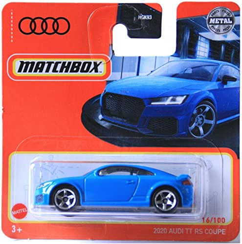 Matchbox - 2020 Audi TT RS Coupe - Blau - GXM24 - 16 / 100 - Short Card - MBX 2021 von Matchbox