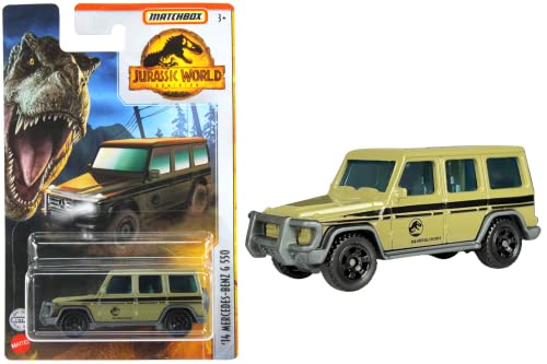 Matchbox Jurassic World Dominion FMW90 Diecast Fahrzeuge im Maßstab 1:64 - 2014 G 550 HBG98 von Jurassic World