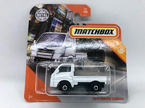 Matchbox Metal 17/100 2014 Subaru Sambar Weiß (kurze Karte) MBX City von Matchbox Metal