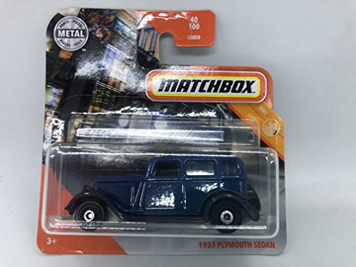 Matchbox Metal 40/100 1933 Plymouth Sedan Blue (Short Card) MBX City von Matchbox Metal