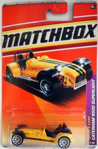 2011 Matchbox CATERHAM R500 SUPERLIGHT (gelb) #3/100, Sportwagen #3/13 Druckguss von Matchbox