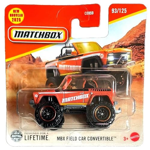 C0859 Matchbox 1:64 Single Cars MBX FIELD CAR CONVERTIBLE - JBR03 von Matchbox