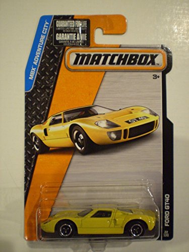 MatchBox FORD GT40 Yellow Matchbox on a mission mbx adventure city new 22/120 von Matchbox