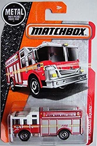 Matchbox, 2016 MBX Heroic Rescue, Hazard Squad Fire Engine [Red] #87/125 by Matchbox von Matchbox