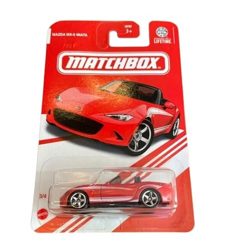 Matchbox 1:64 Die-Cast Mazda MX-5 Miata, Rot von Matchbox