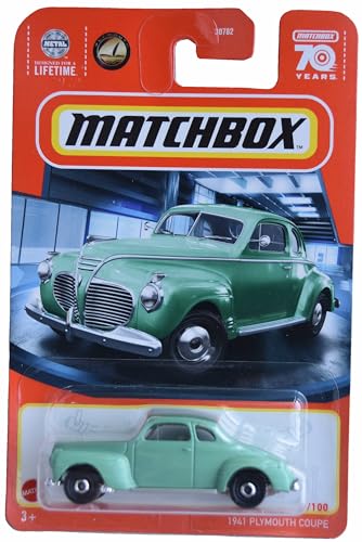 Matchbox 1941 Plymouth Coupe, Grün 8/100 von Matchbox