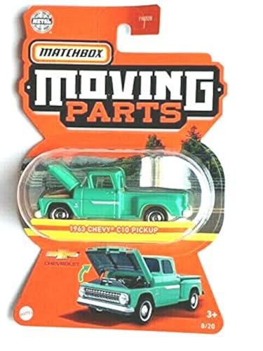 Matchbox 1963 Chevy C10 Pickup [Grün] 8/20 - Moving Parts 2021 von Matchbox