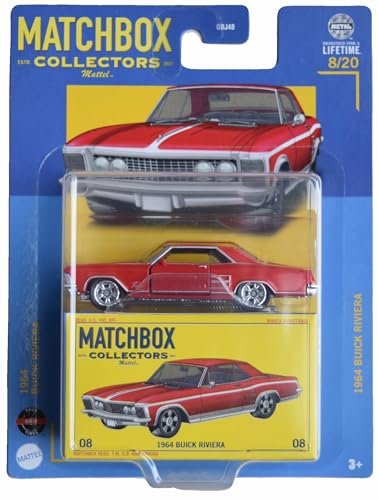 Matchbox 1964 Buick Riviera, Sammler 8/20 [Rot] von Matchbox