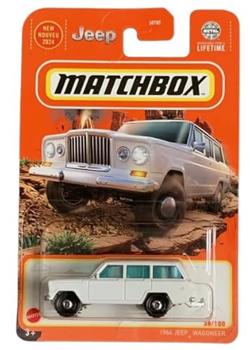 Matchbox 1964 Jeep Wagoneer Silber 38/100, Sammlerauto, 1:64, Silber, Limitiert, 254.0 cm, Unisex, Erwachsene, Oldtimer-Enthusiasten von Matchbox