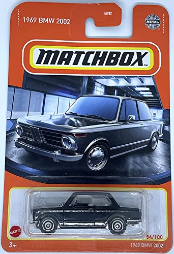 Matchbox 1969 B-M-W 2002, [Black] 84/100, schwarz von Matchbox