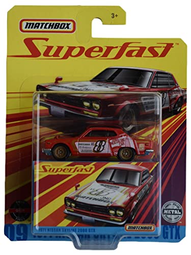 Matchbox 1971 Nissan Skyline 2000 GTX, Superfast von Matchbox