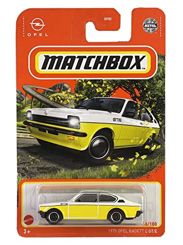 Matchbox 1975 Opel Kadett C GT/E 56/100 (gelb) von Matchbox