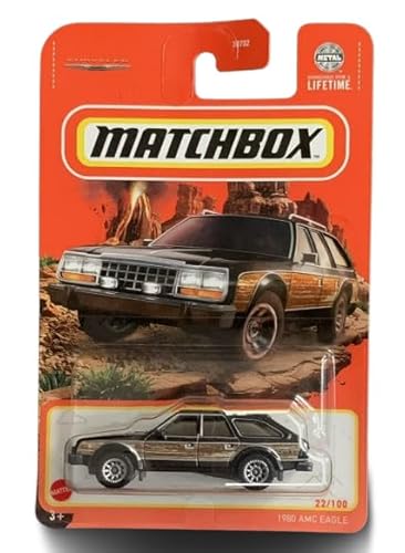 Matchbox 1980 AMC Eagle Diecast Car Model 1:64 Black von Matchbox