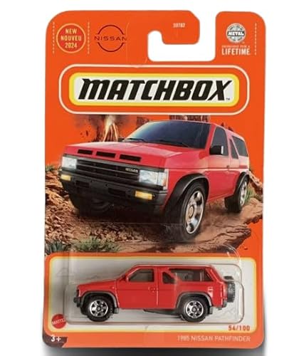 Matchbox 1985 Nissan Pathfinder Red Diecast Car, 54/100 von Matchbox