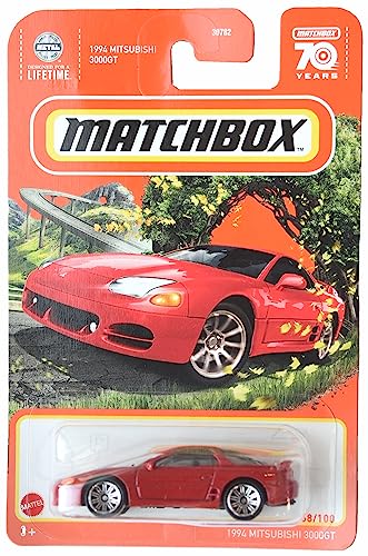 Matchbox 1994 Mitsubishi 3000GT, rot 68/100 von Matchbox