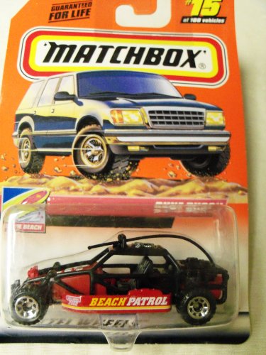 Matchbox 1999 bis The Beach Series 3 Dune Buggy Beach Patrol #15 von 100 von Matchbox