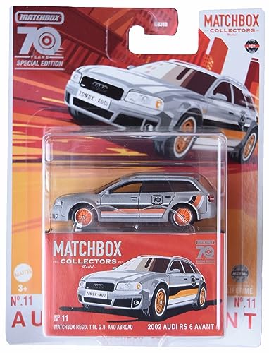 Matchbox 2002 Audi RS 6 Avant, Silber #11 von Matchbox