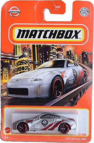 Matchbox 2003 Nissan 350Z 13/100 [Metalflake Grey] Silbergrau Serie 2022 von Hot Wheels