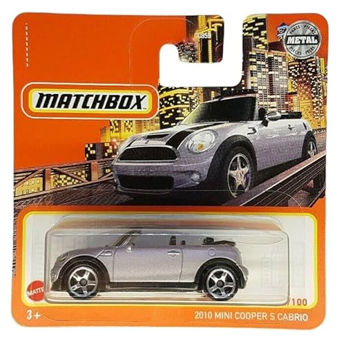 Matchbox - 2010 Mini Cooper S Cabrio - MBX 52/100 - GXM70 - Short Card - Superfast Lesney - lila metallic - Mattel 2021 von Matchbox