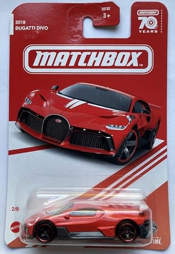 Matchbox 2018 Bugatti Divo, 70 Jahre (exklusiv) von Matchbox