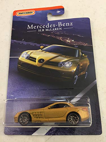 Matchbox 2018 Mercedes-Benz SLR McLaren Satin Gold Mercedes-Benz Serie 6/6 von Matchbox