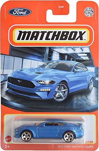 Matchbox 2019 Ford Mustang Coupe, [Blau] Metallteile 31/100 von Matchbox