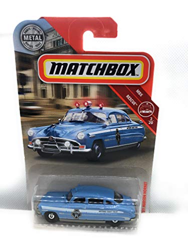 Matchbox 2019 Metal MBX Rescue '51 Hudson Hornet, Blaugrau von Matchbox