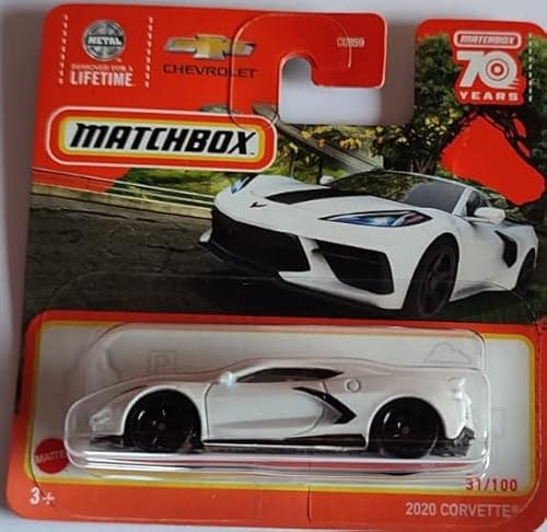 Matchbox 2020 Chevrolet Chevy Corvette 31/100 Serie 2023 White weiß von Matchbox