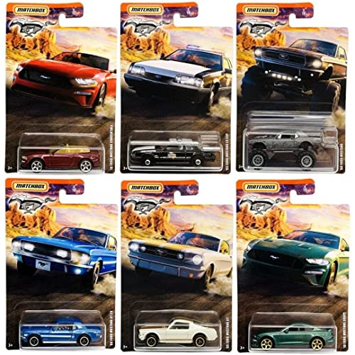 Matchbox 2020 Ford Mustang Special Edition Serie 6 Fahrzeuge von Matchbox