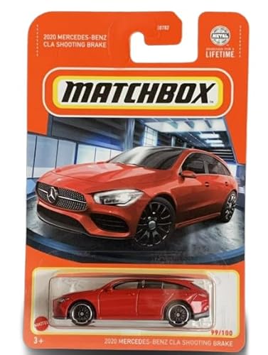 Matchbox 2020 Mercedes-Benz CLA Shooting Brake 99/100, Rot - Sammlerstück, Auto, Miniaturauto-Modell, Spielzeugfahrzeug, Autos, Unisex Kinder von Matchbox