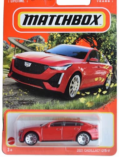 Matchbox 2021 Cadillac CT5V, Rot von Matchbox