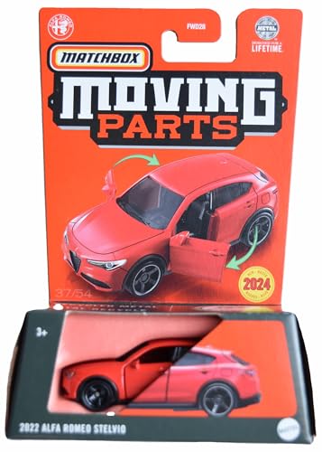 Matchbox 2022 Alfa Romeo Stelvio, Moving Parts [Rot] von Matchbox