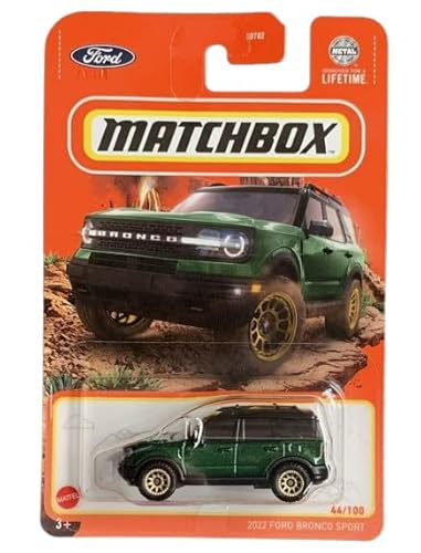 Matchbox 2022 Ford Bronco Sport (Grün), Maßstab 1:64 von Matchbox