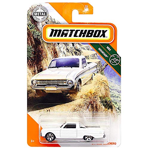 Matchbox 61 Ford Ranchero MBX Mountain Druckguss Auto 1:64, Klassische Autos, Kind, Unisex, 3+ Jahre, 1 Count von Matchbox