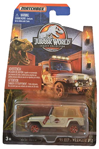 Matchbox 93 Jeeps Wrangler, Jurassic World Legacy Collection #12 5/6 von Matchbox