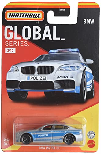 Matchbox BMW M5 Police, Global Series 3/12 von Matchbox