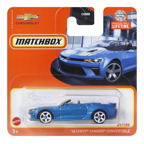 Matchbox C0859 1:64 Single Cars 16 Chevy Camaro Convertible HVP16 von Matchbox