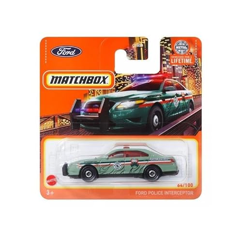 Matchbox C0859 1:64 Single Cars Ford Police Interceptor HVN97 von Matchbox