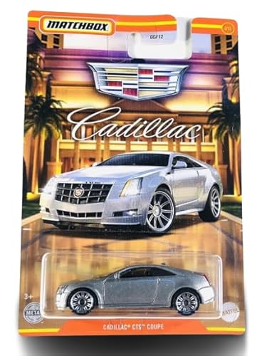 Matchbox Cadillac CTS Coupe Silver Diecast Car, 2/12 von Matchbox