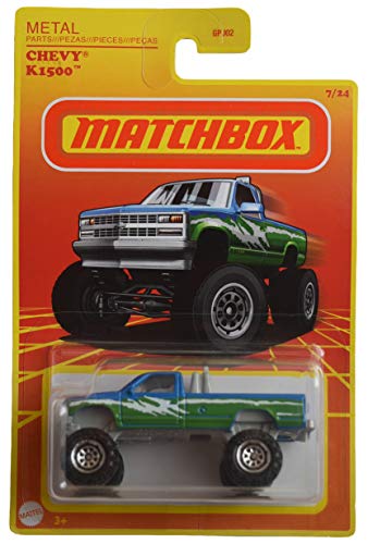 Matchbox Chevy K1500, Blue/Green 7/24 Retro Series von Matchbox