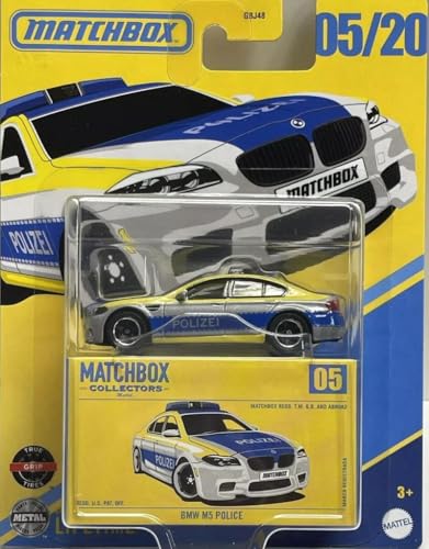 Matchbox Collectibles GBJ48 - JCL36 BMW M5 POLICE von Matchbox