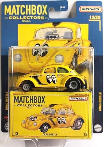 Matchbox Collectors 12/20 Drag Beetle (gelb) Maßstab 1:64 von Matchbox