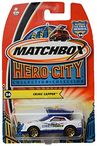 Matchbox Crime Capper #26 [White/Blue], Hero City Series von Matchbox