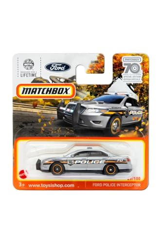 Matchbox Ford Police Interceptor, 70 Jahre Special Edition 23/100 von Matchbox