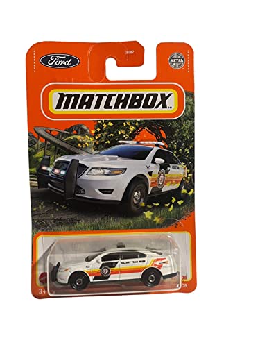 Matchbox Ford Police Interceptor 42/100 (weiß) von Matchbox