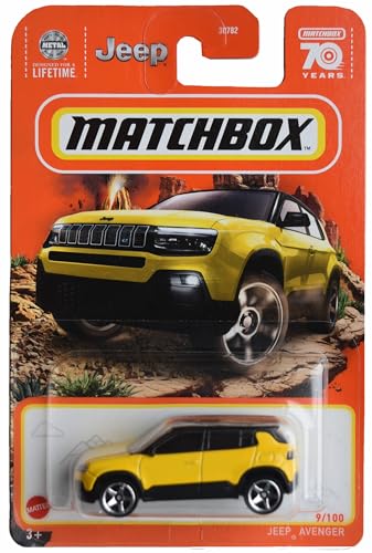 Matchbox Jeep Avengers Gelb 9/100 von Matchbox