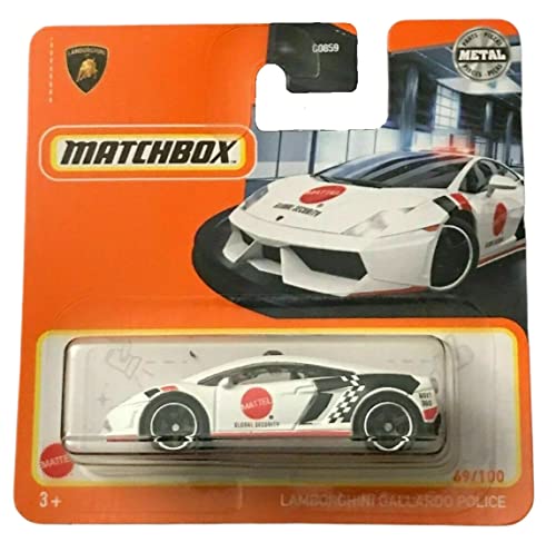 Matchbox - Lamborghini Gallardo Police - MBX 69/100 - GXM87 - Short Card - Superfast - Lesney - Mattel 2021 von Matchbox